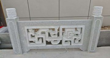 宁夏芝麻白河道栏杆 桥栏杆