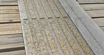 宁夏黄金麻盲道石 盲条