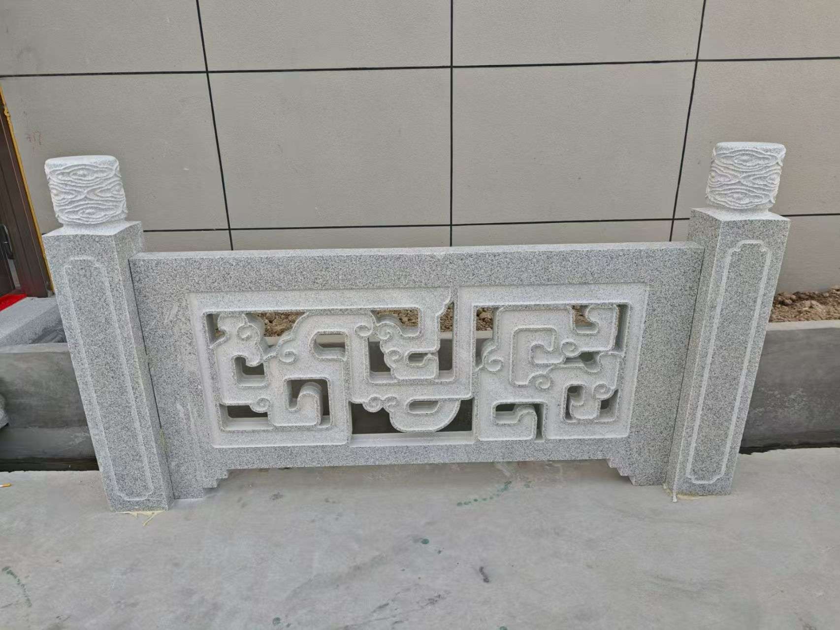 宁夏芝麻白河道栏杆 桥栏杆