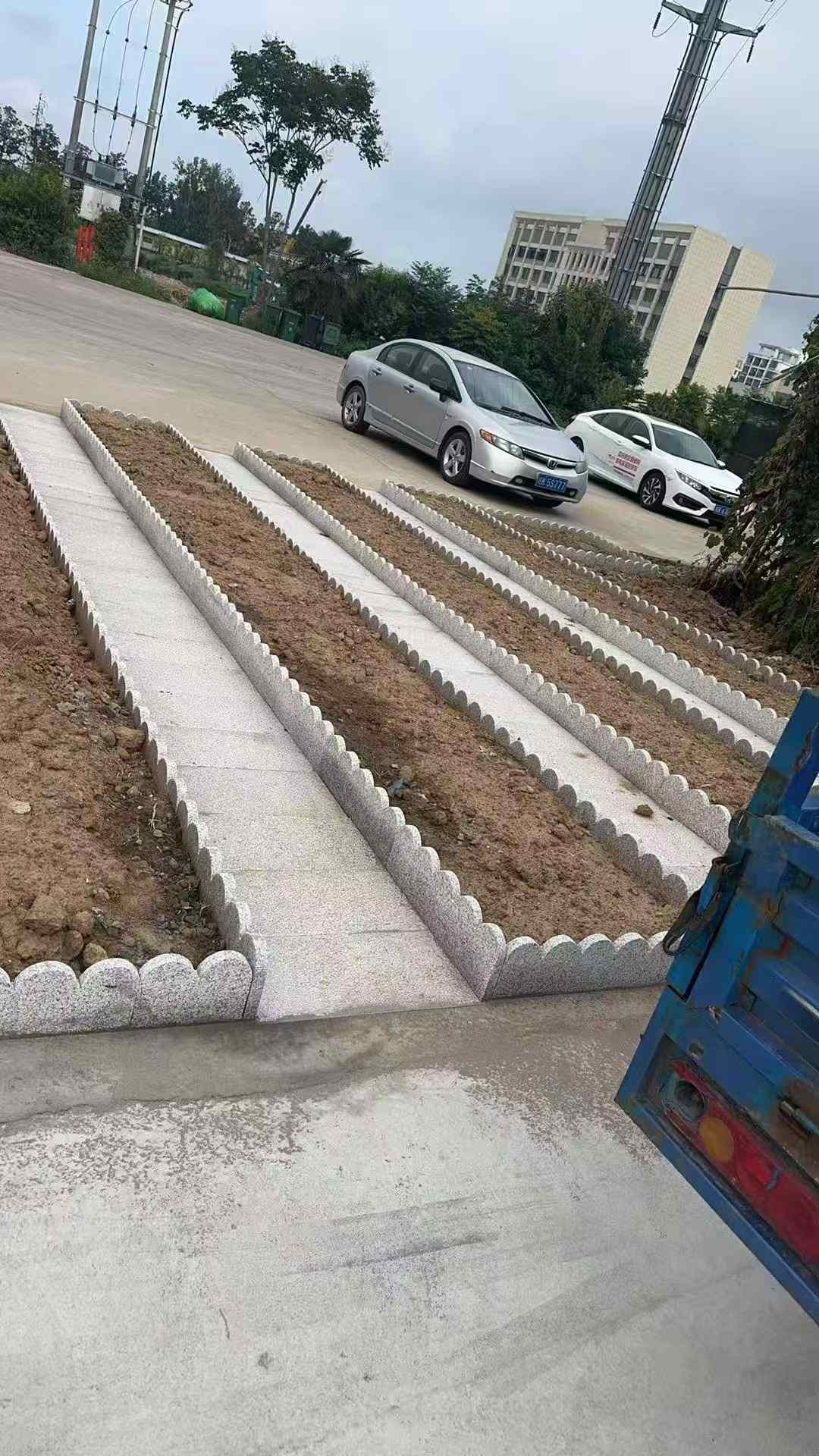 宁夏芝麻白花边石