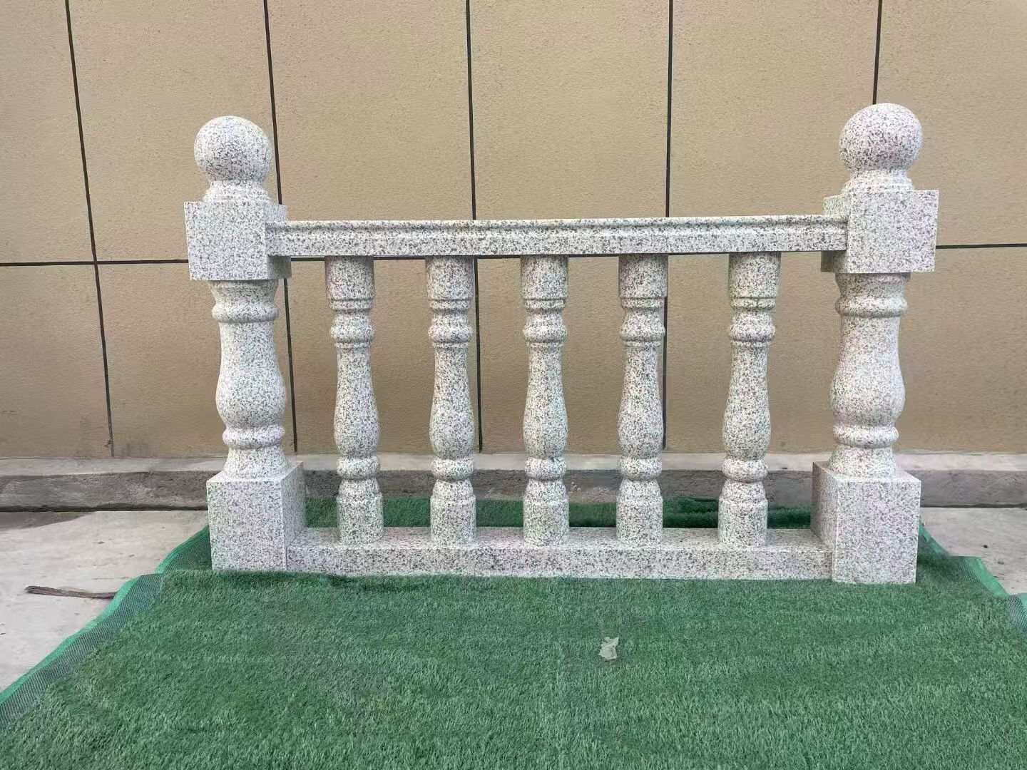 宁夏芝麻白阳台栏杆 花岗岩栏杆