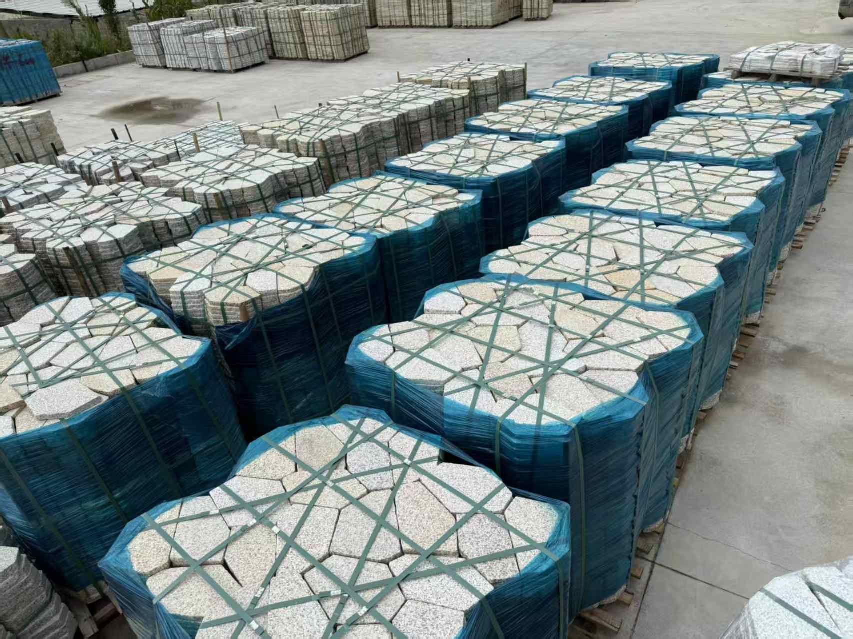 宁夏黄金麻冰裂纹 碎拼